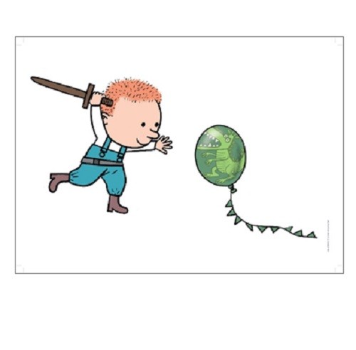 Vertelplaten Jordy, een echte ridder