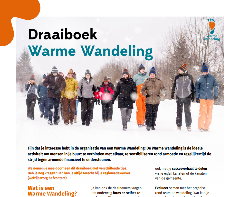Draaiboek Warme Wandeling